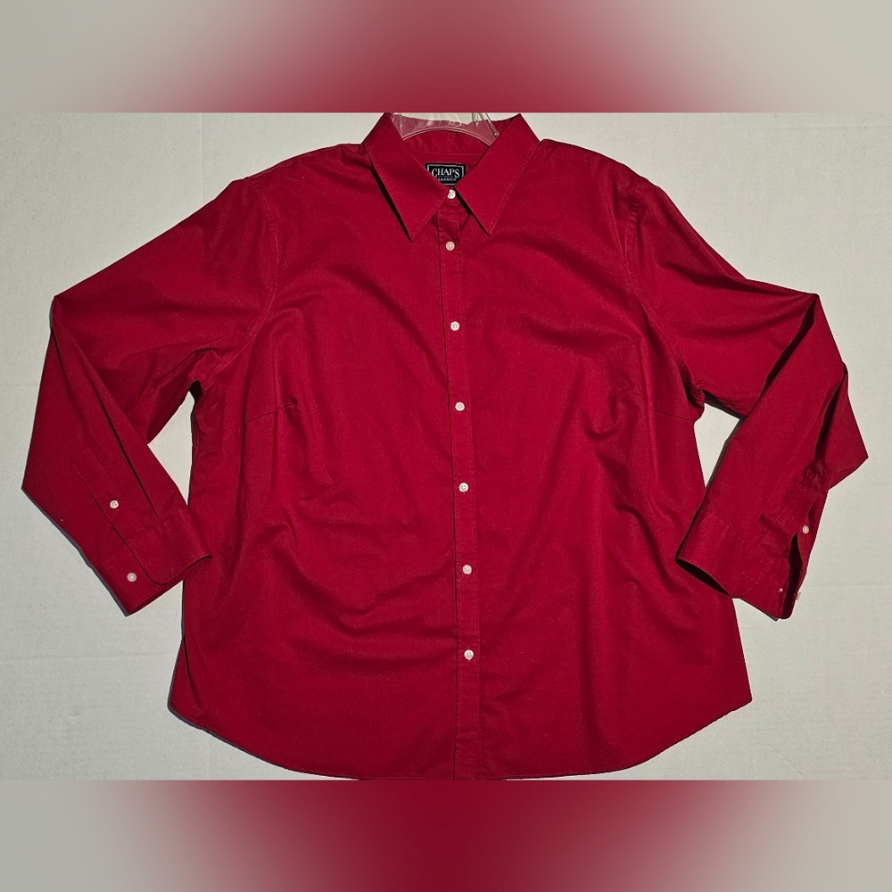 Red Chaps Long-Sleeve Shirt